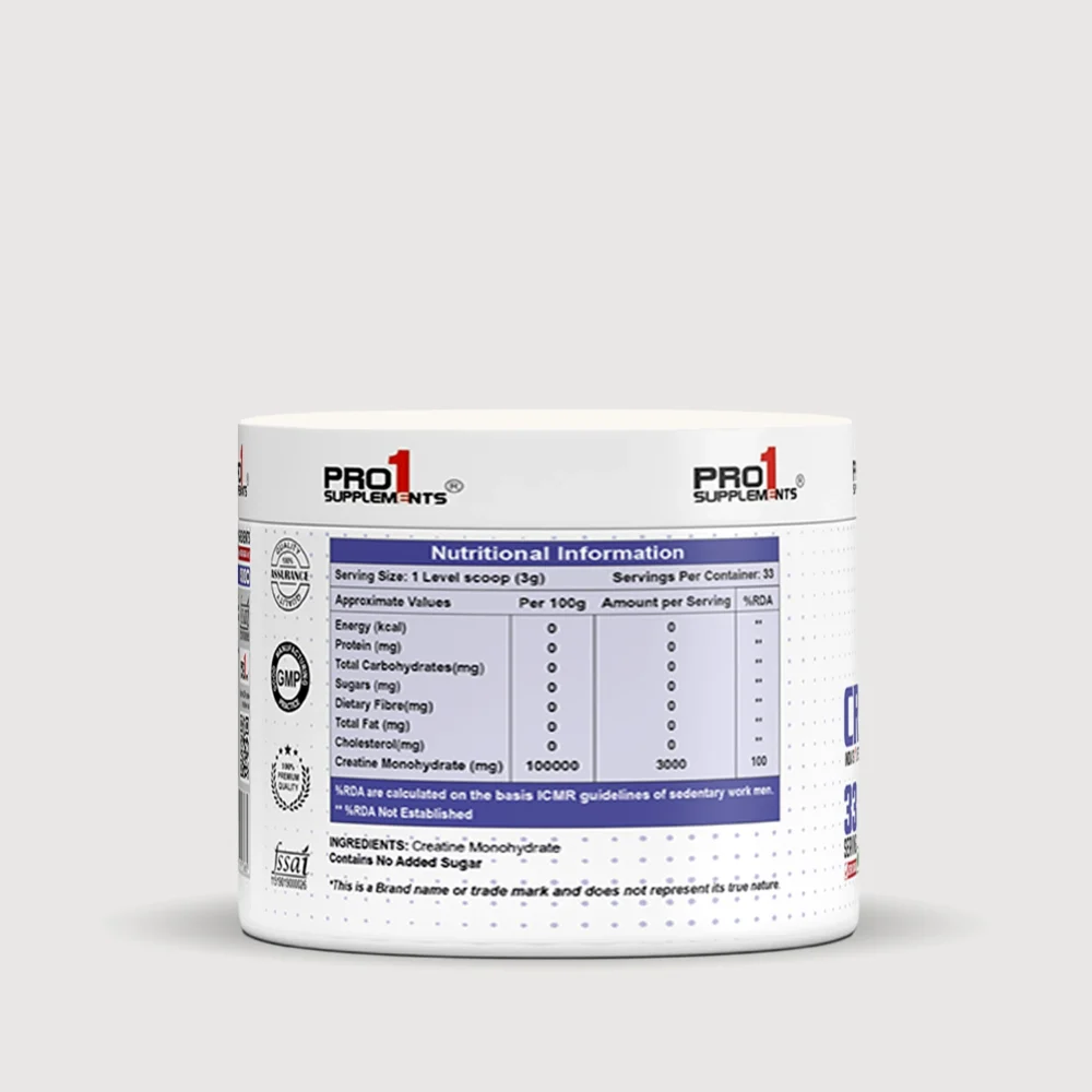 Creatine Monohydrate Supplement | Pro1 Supplements